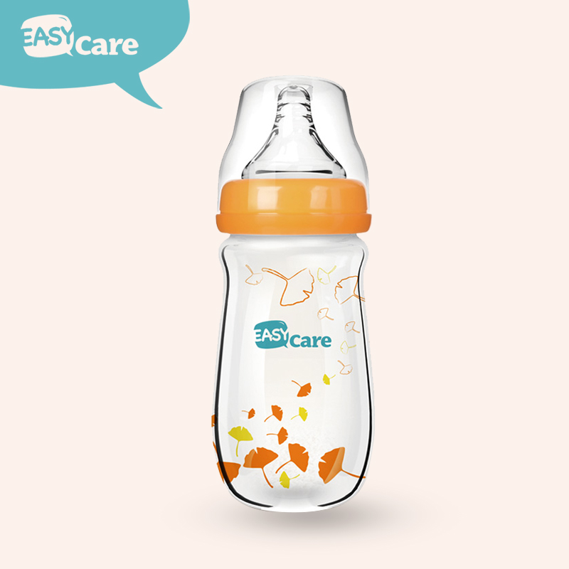 Iscar newborn High Borosilicate glass bottle wide caliber anti-choking and anti-flatulence baby bottle baby