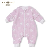 爱布谷 Детский тонкий хлопковый спальный мешок, марлевое универсальное детское одеяло на четыре сезона, осенний