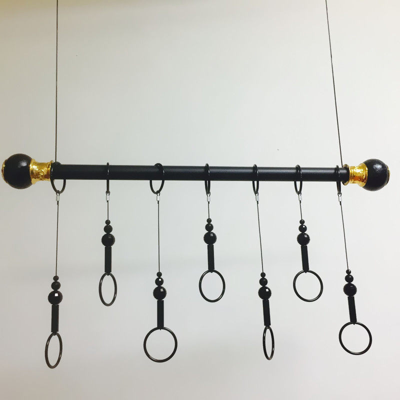Clothing store hanger floor-to-ceiling display rack Clothing decoration window wall hanging design Clothes hanging ring hook hanger hanging rack
