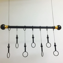 Clothing store hangers floor-standing display rack clothing decoration window wall hanging design clothes ring hook hanger hanging