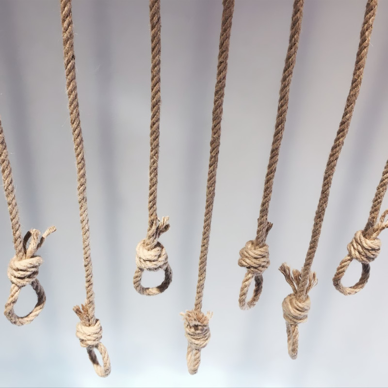 Hemp Rope Decorative Rope Vintage Clothing Store Display Shelf