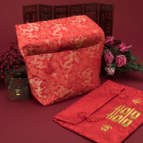 Pick up two hundred thousand yuan big cloth red envelope silk brocade wedding supplies engagement wedding wedding wedding