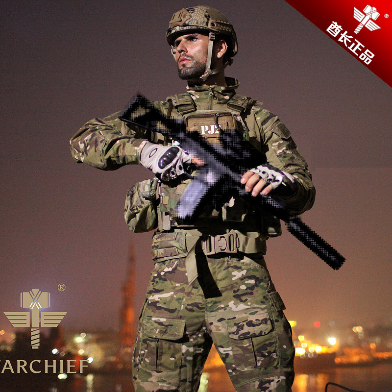Chief Army camouflak Tactical suit men's special soldiers for training frogs and military fans outdoor live-action CS field work clothes