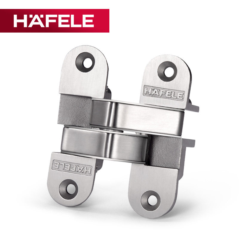 German HAFELE HAFELE wooden door hidden hinge invisible door hinge fireproof stainless steel hidden cross hinge