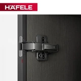Германия Hafelelelelelele Aluminum сплав коробка Дверь петля двухэтапная силовая гидравлическая буферная буферная стеклянная алюминиевая рама