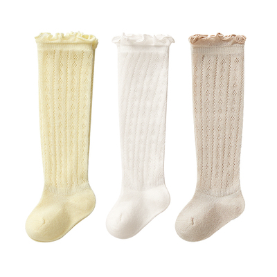 婴儿夏季薄款网眼过膝防蚊袜