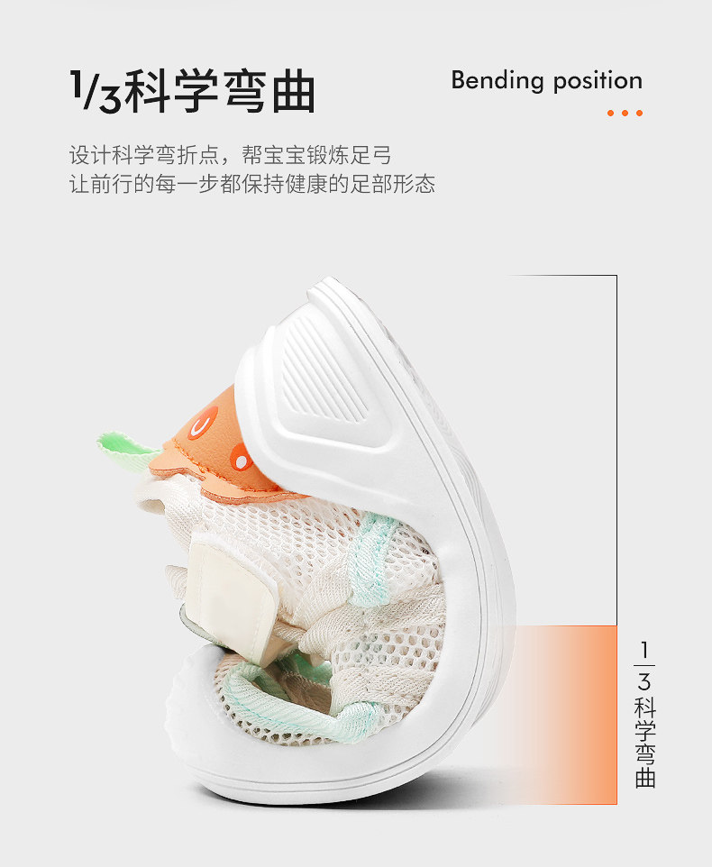宝宝学步鞋凉鞋夏季网鞋婴儿鞋子软底1一2-3岁男女童机能防滑柔软 — 8