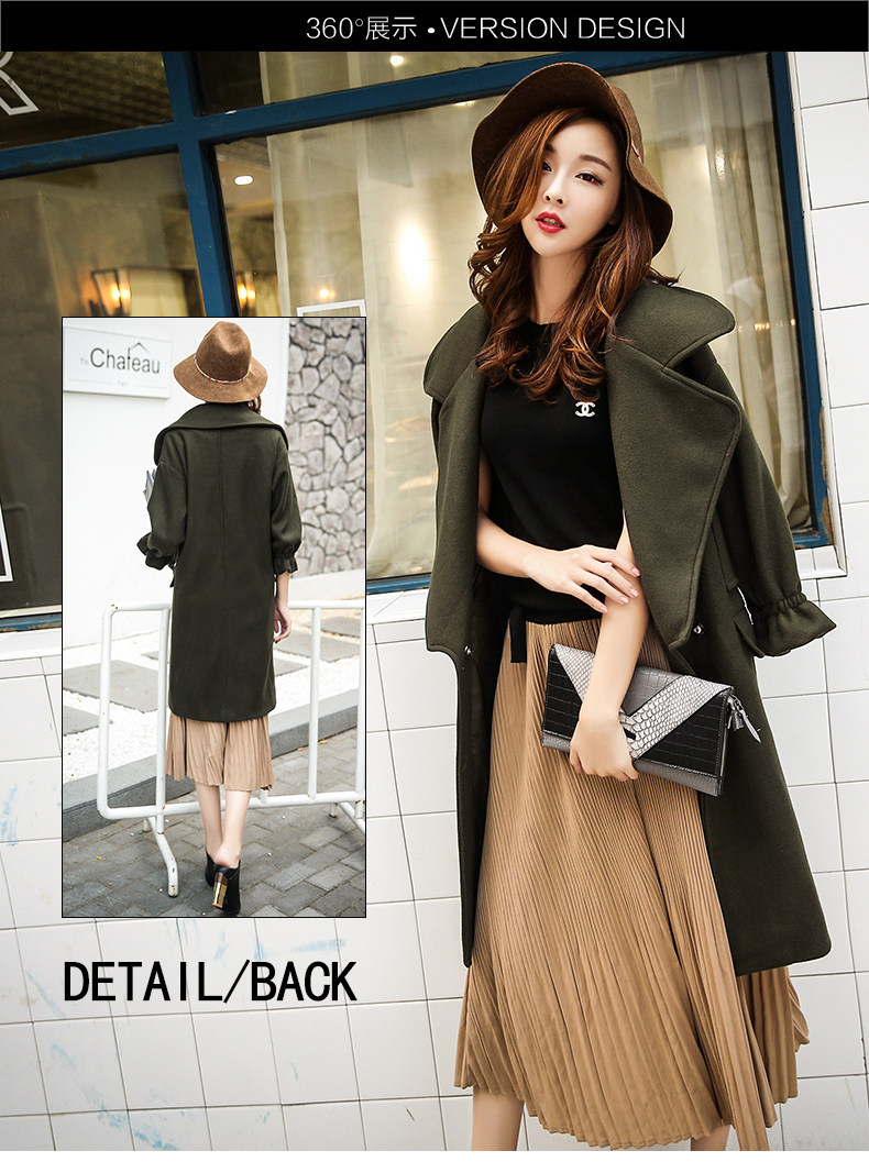 铂瑟，2016新款冬装，连衣裙，毛呢外套，