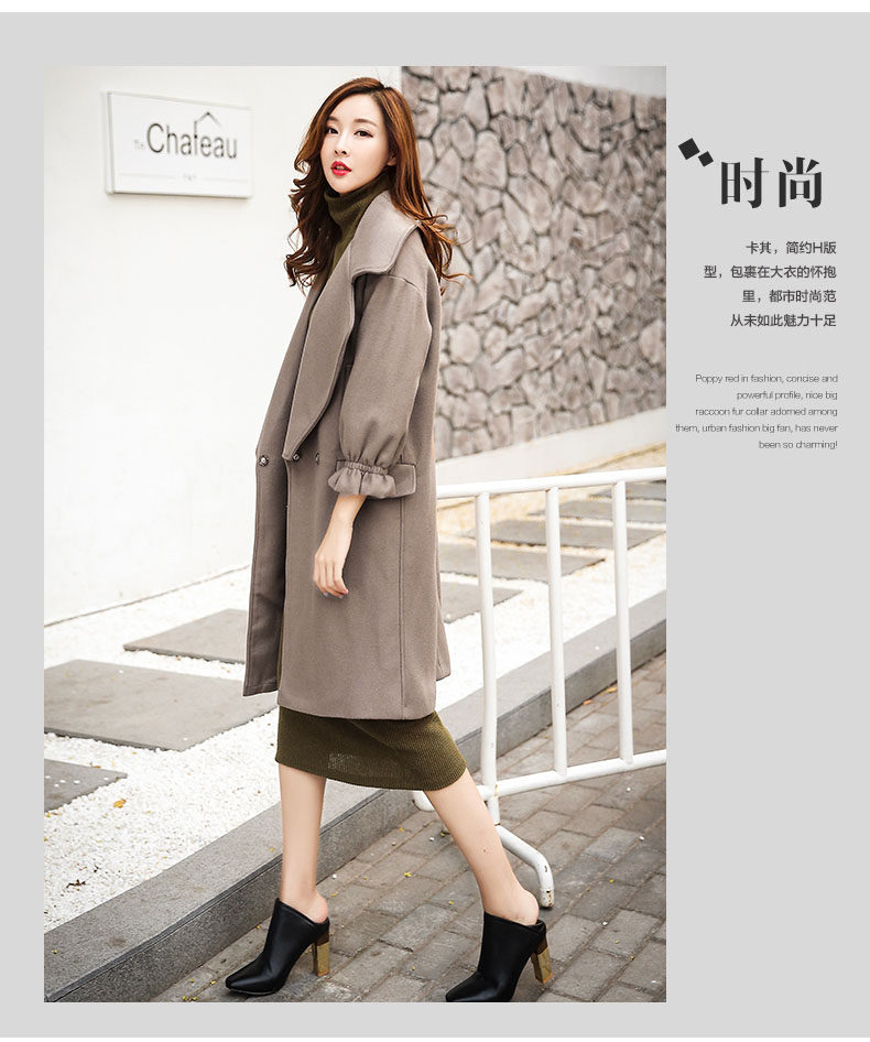 铂瑟，2016新款冬装，连衣裙，毛呢外套，