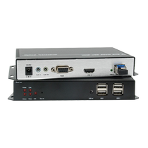 Akas electronic 4K high-definition HDMI optical transceiver USB2 0 mouse audio support touch screen printer non-compressed non-lossless HDMI KVM optical transmitter and receiver HDK7