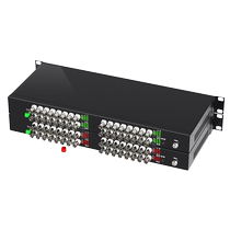32-way HD coaxial video optical transmitter and receiver HDCTVI optical fiber FC port optical transmitter and receiver Dahua Haikang 1 million with reverse RS485 data 960P video optical transceiver