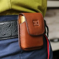 Кожаная зажигалка ручной работы, большой чехол