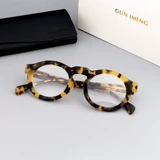 Японские пластиковые стальные стальные титана карамельные цветные очки рамки самки ретро супер светлые очки миопия стойки Лена очки Лина