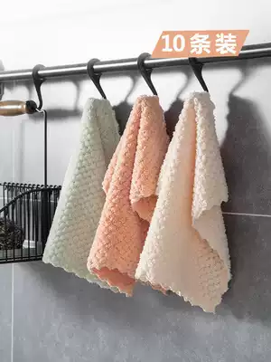 Kitchen rag Non-stick oil absorbent Household dishwashing cloth Non-stick oil absorbent Household cleaning rag Non-stick water absorbent Non-lint absorbent Non-lint Absorbent Non-lint Absorbent Non-lint Absorbent Non-lint Absorbent
