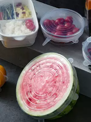 Silicone cling film cover bowl cover seal household food grade silicone cling film stretch film can be reused