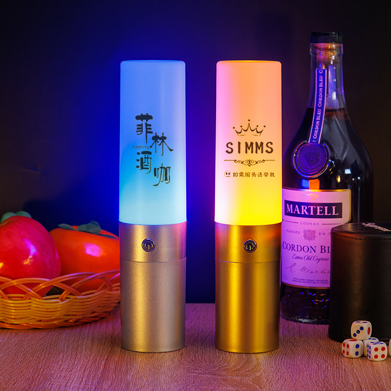 Charging Bar Table Lamp Atmosphere Light Clear Bar Outdoor Pendulum Atmosphere Light Custom Table Wine Gallery Small Night Light Table Lights-Taobao