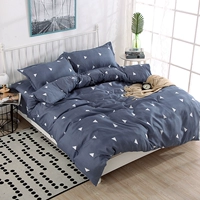 Ưu đãi đặc biệt chăn quilt 0.9 1.0 1.2 1.5 1.8 bộ đồ giường đơn giường ngủ cho sinh viên bộ chăn ga gối đẹp