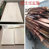 Log solid wood plank wood square carpentry custom made poplar plank rectangular square polygonal poplar wood