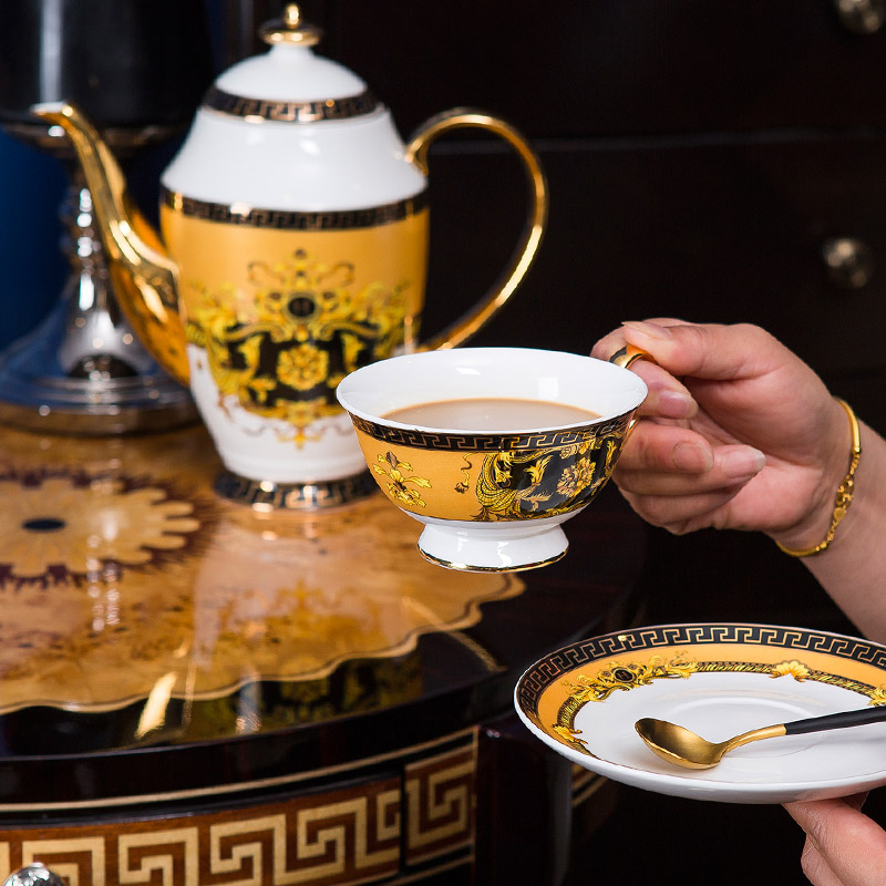 Mr Wei court of a complete set of coffee set suit European ceramic household English afternoon tea cup coffee cups of tea