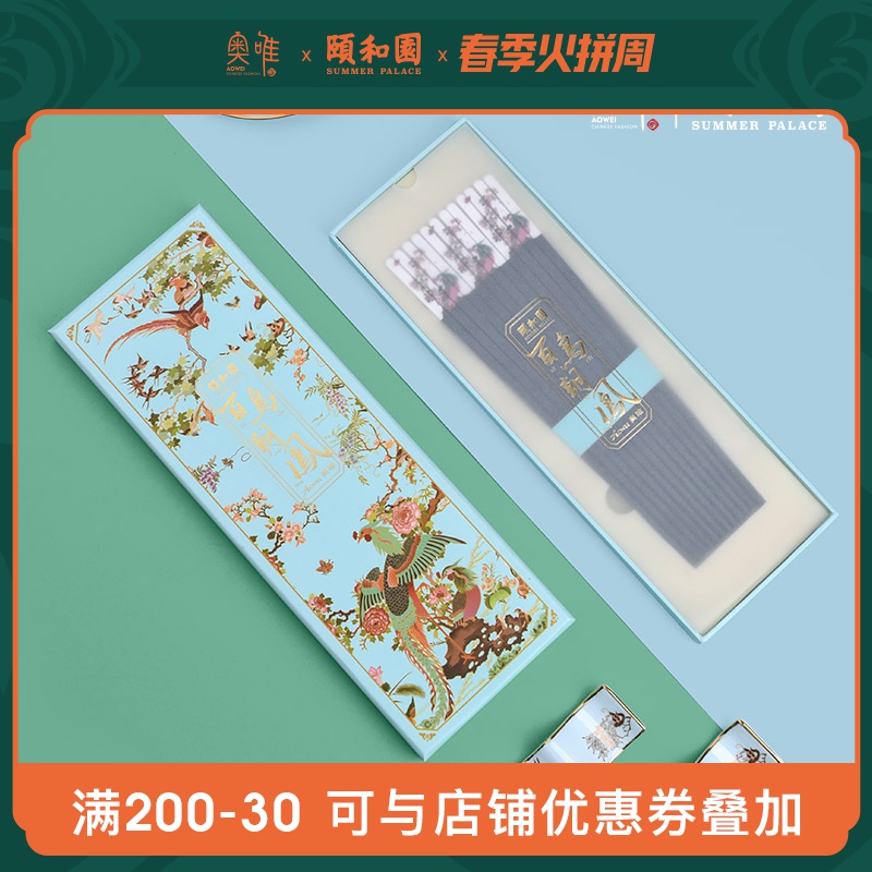 The Summer Palace chopsticks single domestic high - grade titanium alloy ceramic mouldproof antiskid high temperature resistant suit birds pay homage to The king