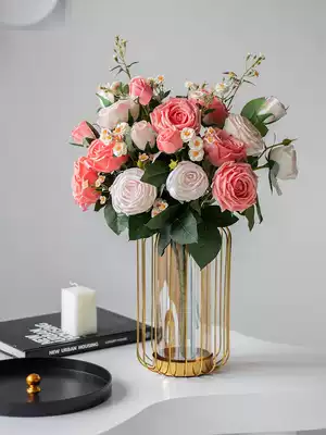 Southern Cross star realistic moisturizing rose simulation flower fake flower luxury living room floral ornaments table flower arrangement