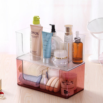 Transparent Cosmetic Storage Box Plastic Minimalist Desktop Home Mask Finishing Box Skin-care Products Acrylic Shelve