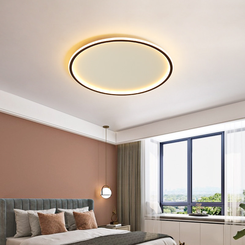 Bedroom ceiling lamp minimalist modern round ultra-thin LED Living room Lamp Book room Home Nordic Warmth Room Lamps