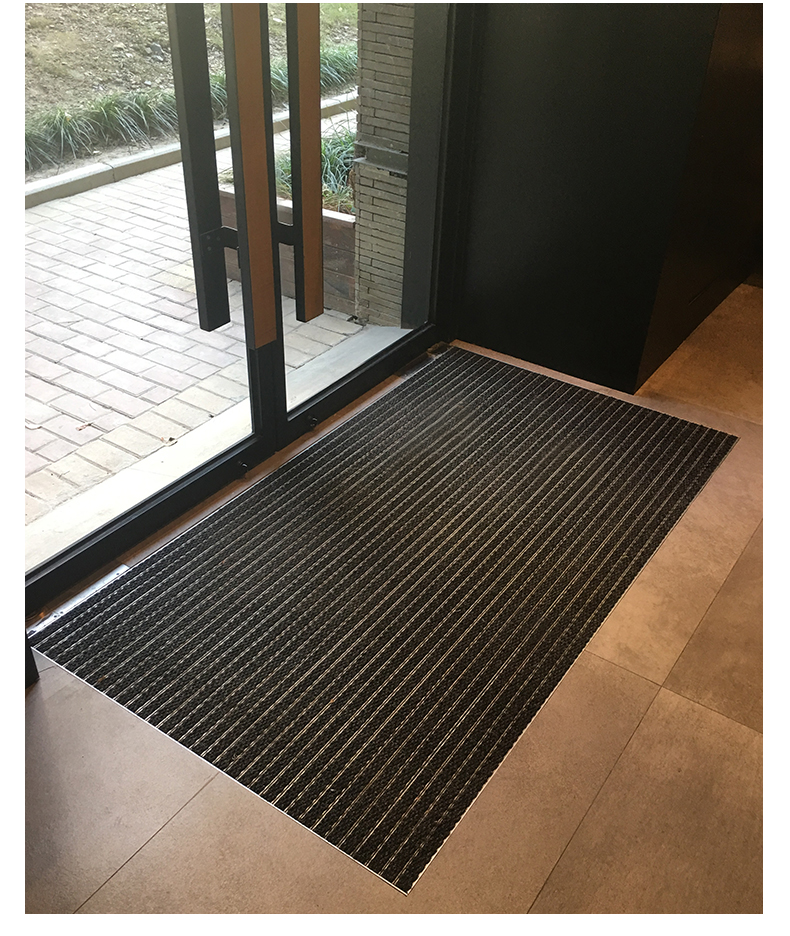 Hợp kim nhôm non-slip tầng mat loại bỏ bụi thảm nhúng cạo mat trung tâm mua sắm bụi khách sạn cửa mat custom made