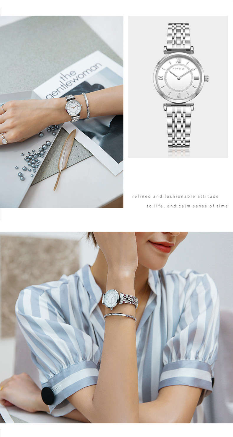 Bracelet montre pour Femme AGNELLE - Ref 3273669 Image 14