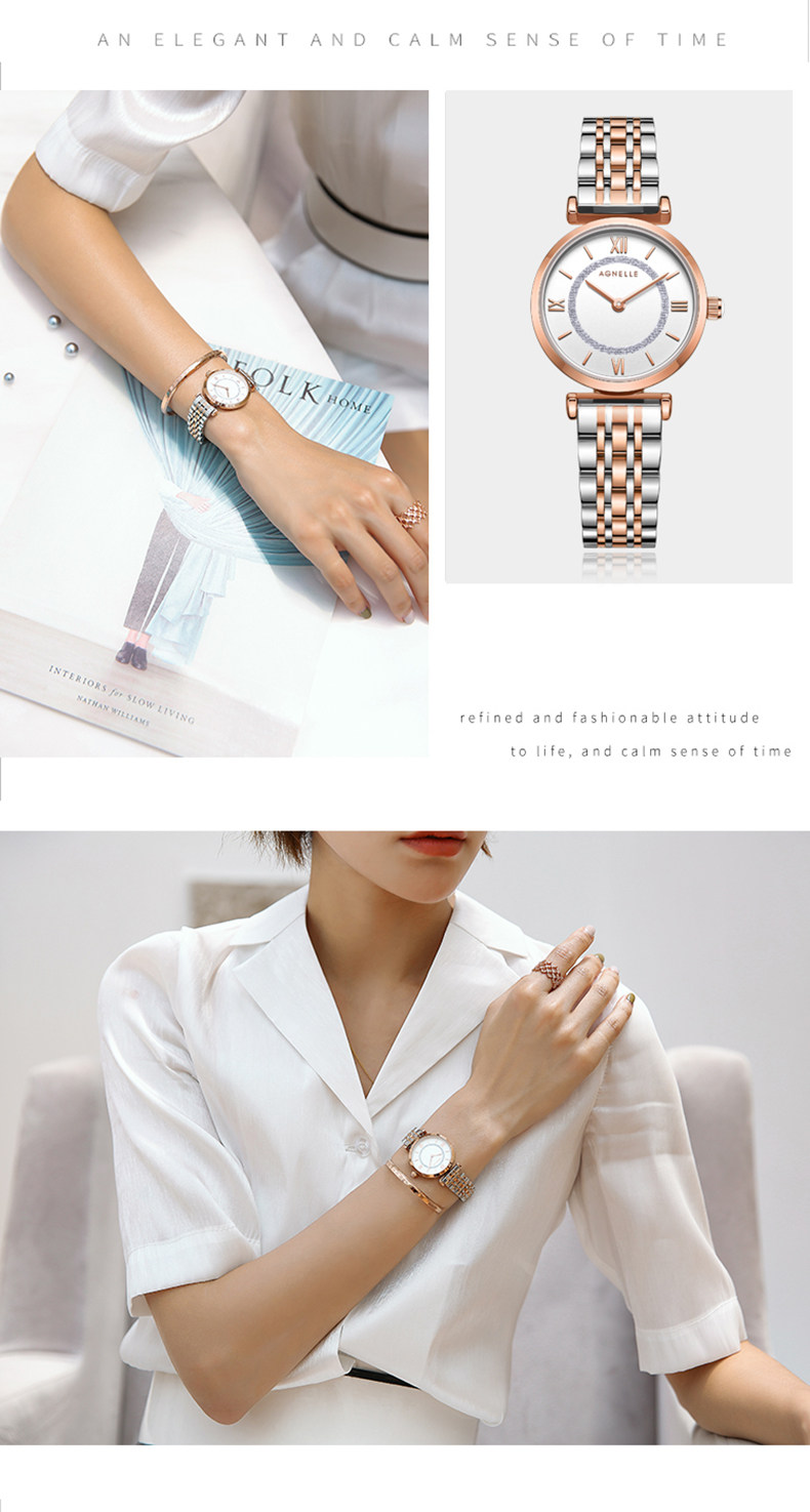 Bracelet montre pour Femme AGNELLE - Ref 3273669 Image 12