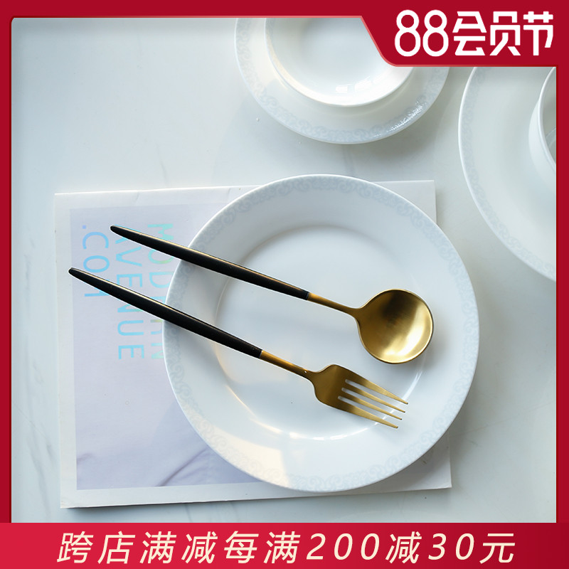 REONE Morandi DIY DiY Foam Bowl Household Plate Oxydisk Western Dining Disk Chinese Ceramic Bowl Combination