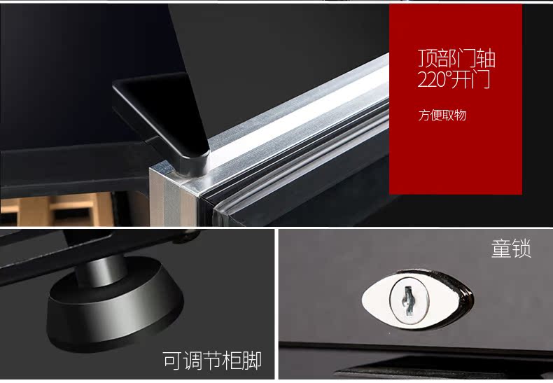 tủ rượu gầm cầu thang đẹp Ling Yue LY-150AJP tủ lạnh rượu vang tủ lạnh nhiệt thanh đá nhà tủ lạnh nhỏ tủ rượu tủ rượu hafele 12 chai