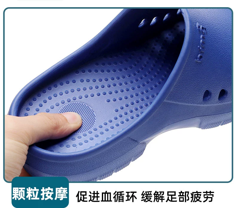 Surgical shoes for men and women, non-slip operating room, clean room slippers, Crocs, medical laboratory toe-toe EVA work shoes