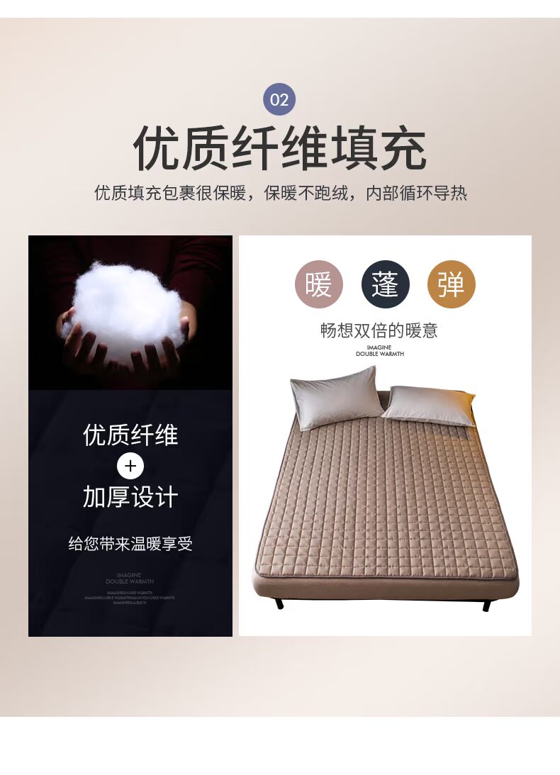 Dày bông nệm đơn ký túc xá sinh viên nệm phụ 1.2 1.8x2.0 mét bảo vệ đôi gia đình xốp đệm - Nệm nệm 1m6