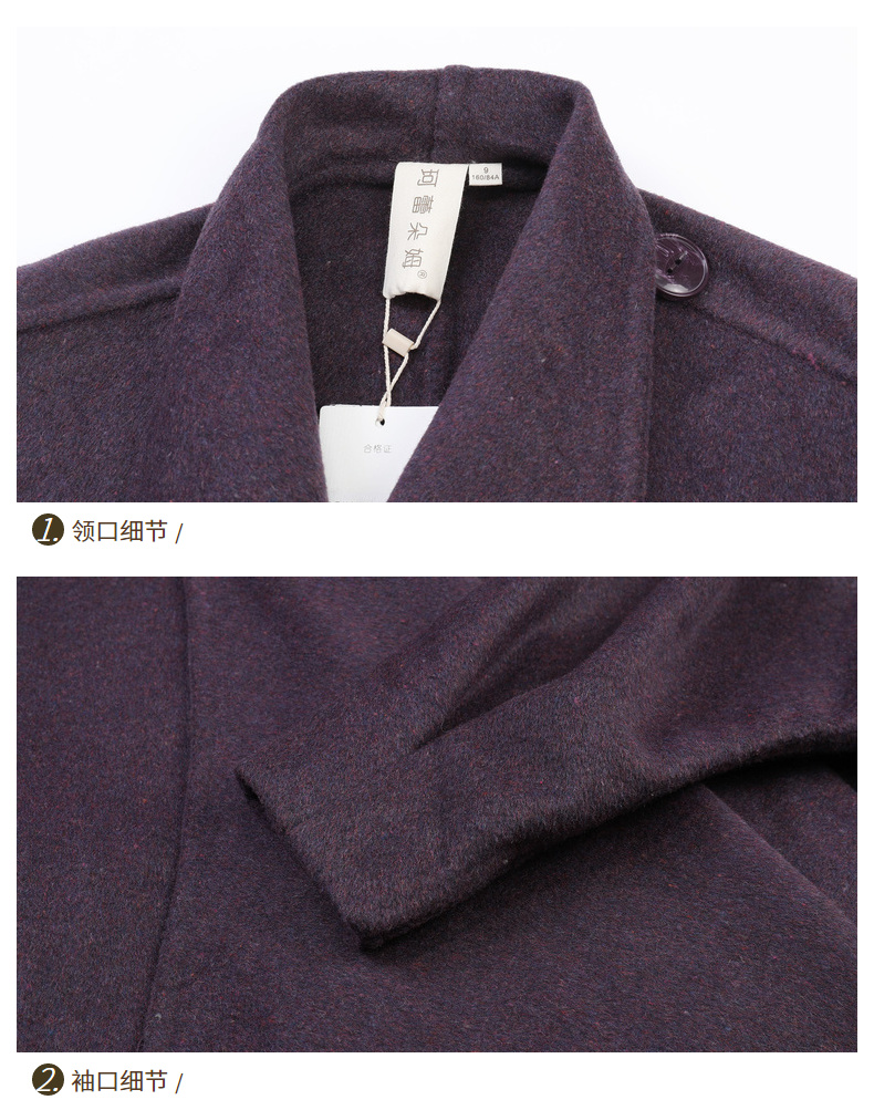 2018 mùa đông mới áo len lông cừu áo khoác dài áo khoác nữ quần áo KH4A09 - Trung bình và dài Coat áo parka nữ