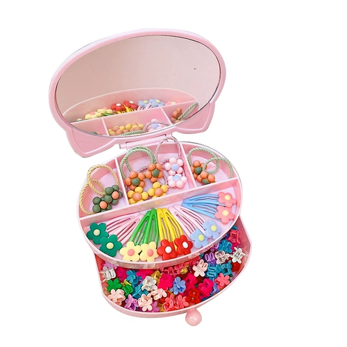 Детский аксессуар для волос, ювелирное украшение, подарочная коробка, заколка для волос для принцессы, детские шпильки для волос, высококлассная резинка для волос, подарок на день рождения