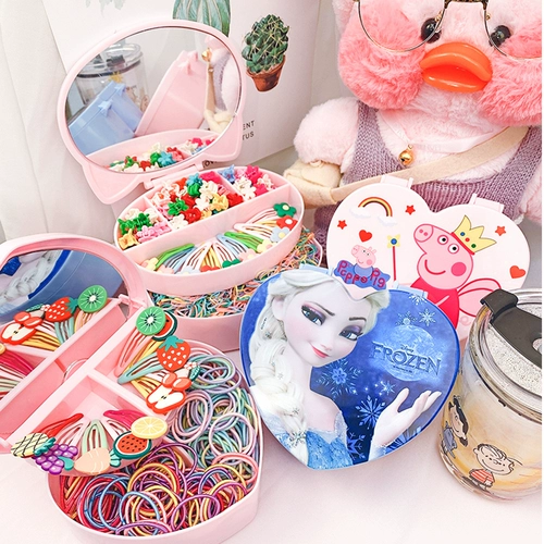 Детский аксессуар для волос, ювелирное украшение, подарочная коробка, заколка для волос для принцессы, детские шпильки для волос, высококлассная резинка для волос, подарок на день рождения