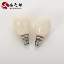 Shang Zhiyuan hand polished natural ivory fruit Tibetan tee Buddha head Buddha beads hand string Bodhi DIY accessories