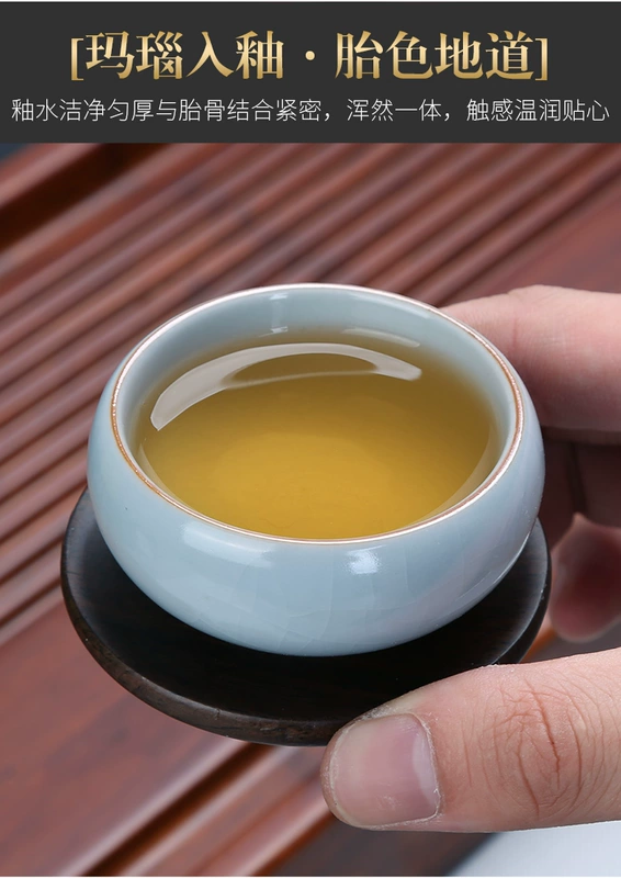 Xiangye Kung Fu Tea Cup Home Ceramic Master Cup White Tea Tea Cup Tea Cup Tea Set Single Cup Personal Cup Tea Cup - Trà sứ