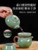 Ge Kiln Green Ice Flower Glaze Ceramic Tea Set 2026 New Model Home Use Light Luxury High-End Kung Fu Tea Pot and Tea Cups