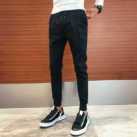 Mùa thu 2018 phiên bản Hàn Quốc mới của những người đàn ông tự tu chân thường xuyên quần harem quần jean nam đẹp