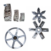 Negative pressure fan accessories Fan high-strength stainless steel fan blade angle impeller