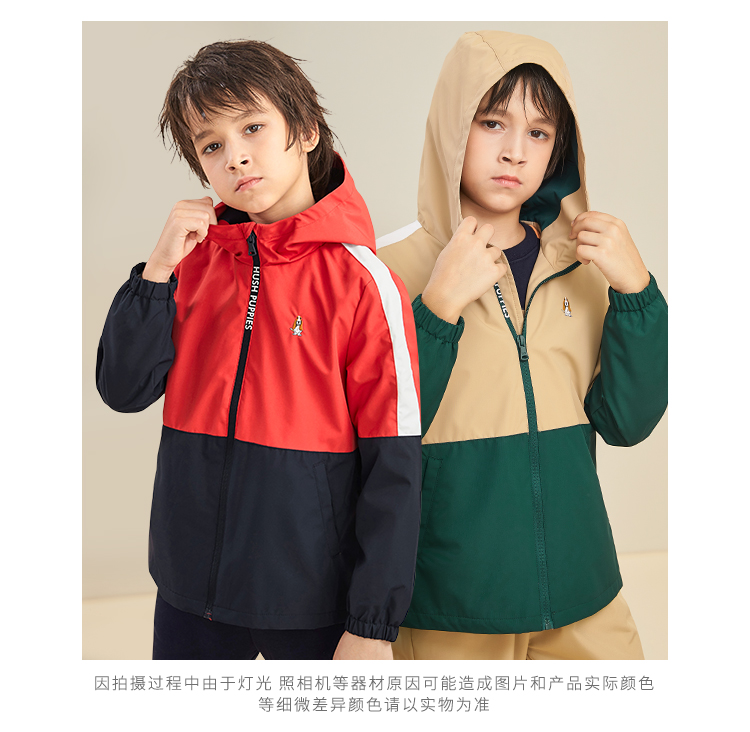 暇步士 男女童 休闲风衣外套 三防面料 图9