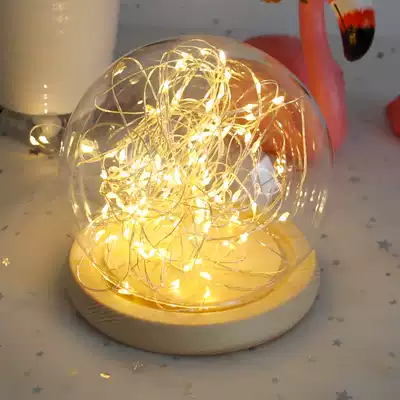 LED copper wire light string Small colorful light flashing light string starry romantic surprise decoration room decoration proposal props