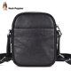 Hush Puppies Men's Shoulder Bag 2024 New Genuine Leather Large Capacity Crossbody Bag First Layer Cowhide Business Bag Genuine Men