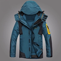 Уличная утепленная куртка, съемный ветрозащитный альпинистский комплект, «три в одном»