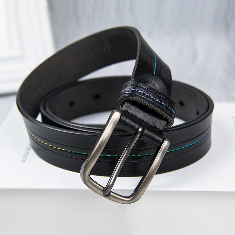 Boys belt pin buckle children's belt boy belt student table performance small belt pants belt