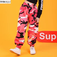 Quần bé gái 2019 mới xuân trẻ em trẻ lớn quần ngụy trang bé trai quần âu bé gái quần lửng mỏng - Quần đồ bộ bé trai