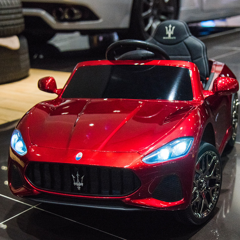 Maserati Children's Electric Car Four Wheels Remote Car Baby Baby Network Red Car Toys can be ridden
