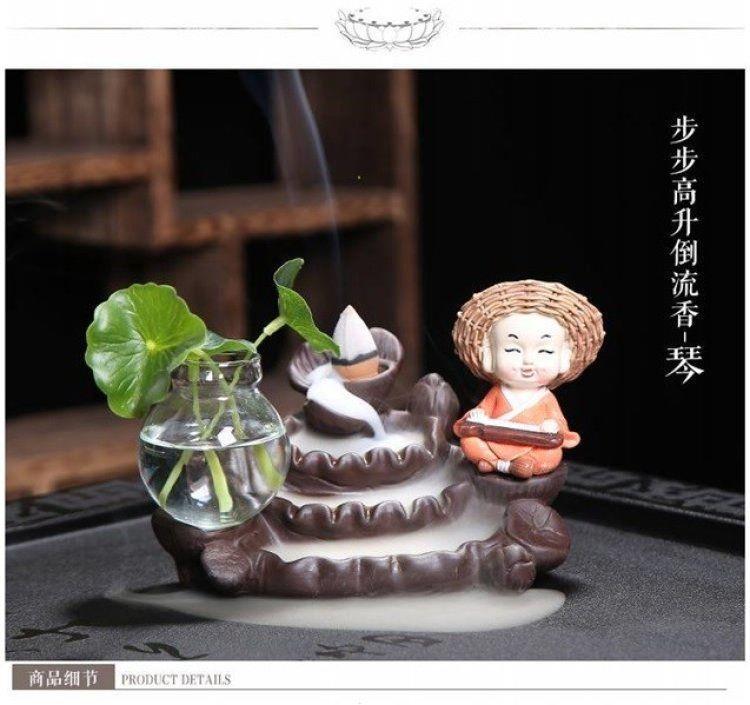 Diane jade - like stone zen ceramics is creative in the furnace violet arenaceous antique incense buner furnace Taoist fragrant indoor home back etc